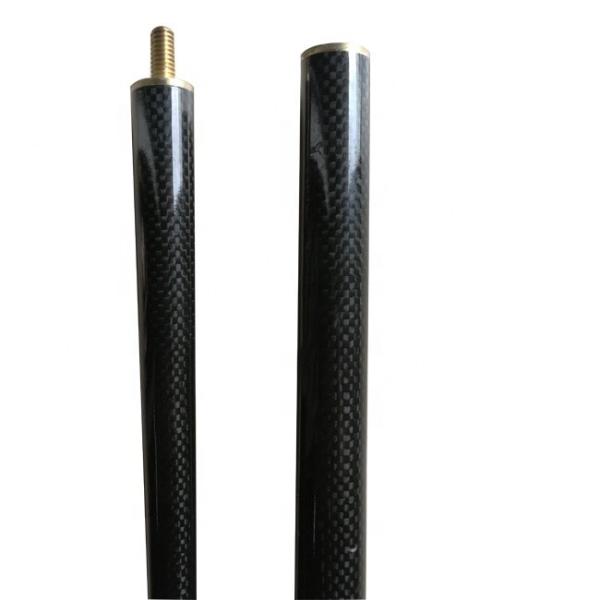 Quality 6mm 10mm Square Carbon Fiber Tube Pool Cue High Strength Billiards Cue For Club for sale