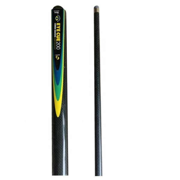 Quality 6mm 10mm Square Carbon Fiber Tube Pool Cue High Strength Billiards Cue For Club for sale