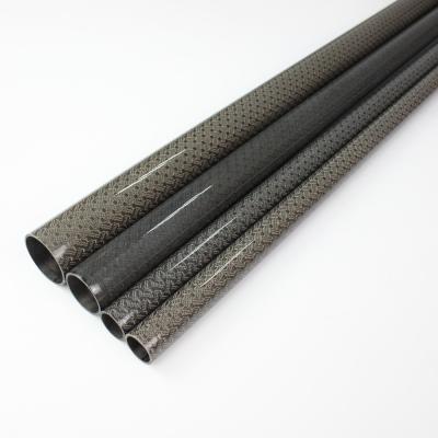 Chine 3 mm 4 mm 5 mm Pôle de tube en fibre de carbone Poteaux de voûte pour le cadre de vélo en carbone 30x28x1000mm à vendre