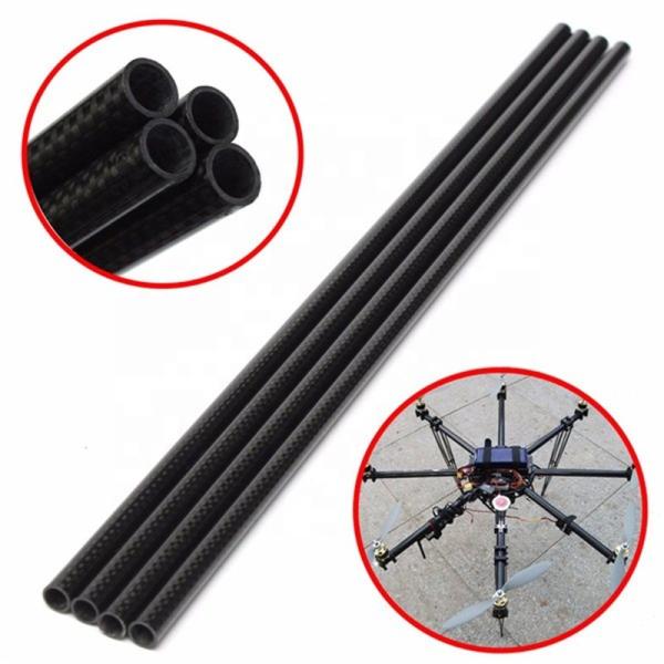 Quality 1 Inch 1 2 Inch Carbon Fiber Square Tube High Modulus 3k  50mm for sale