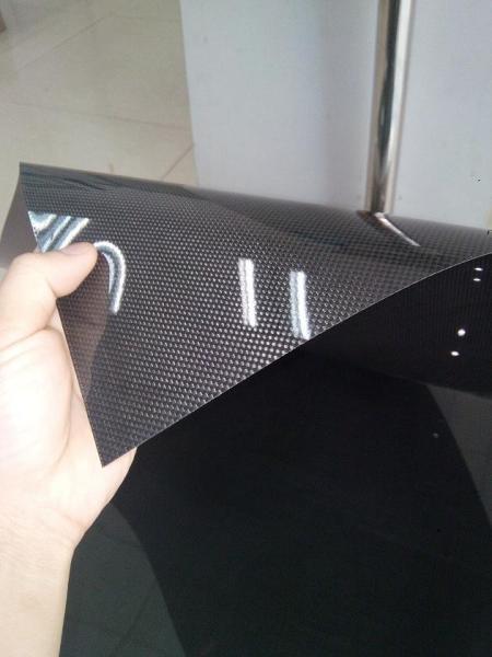 Quality Flexible 3K 1K 1.5K Carbon Fiber Veneer Sheet 0.25mm 0.3mm for sale