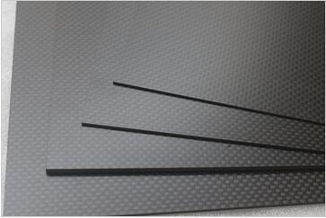 China Hoja de panel de placa de fibra de carbono 3K de 500 mm X 500 mm mate y plano para el marco cuadrado en venta