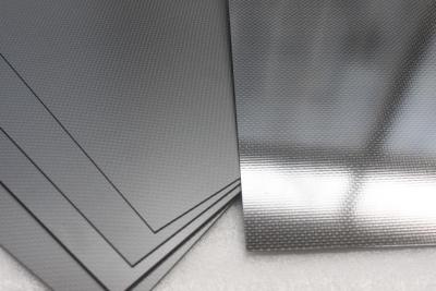 China 500X600mm Light Weight and High Strength 3K Plain Glossy Carbon Fiber Board for sale