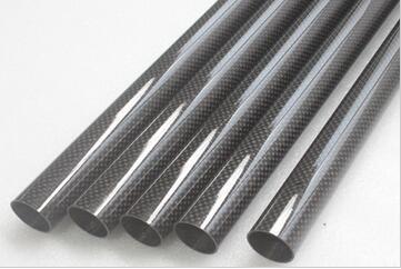 Quality 3K Plain Matte Or Glossy Carbon Fiber Pipe 26mm 27mm 28mm 29mm 30mm 3 4 Inch 3 for sale