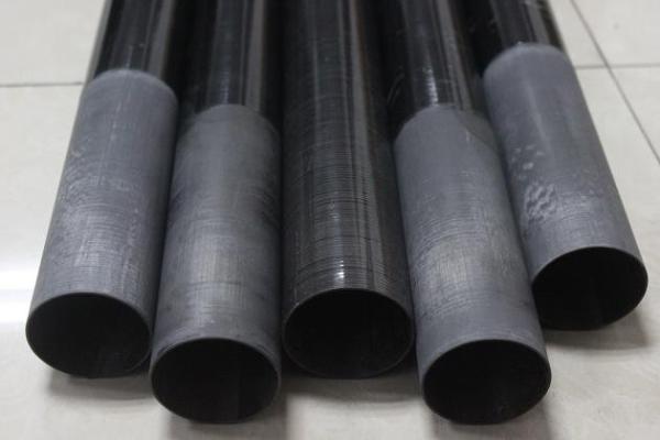 Quality Large OD Round Custom Carbon Fiber Tubes 50mm 40mm 3.5" for sale