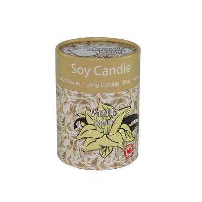 China Recyclable Wholesale Eco - Friendly Handmade Newspaper Delivery Tour Box Tube For Candle Candle Packaging en venta