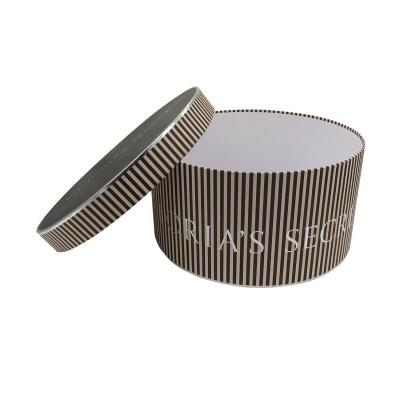 China Handmade Vintage Large Round Hat Box Gift Paper Box For Baseball Hat Packaging for sale