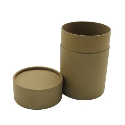 China Wholesale Recyclable Cardboard Cylinder Kraft Paper Box Rose Gift Wrapping Paper Tube With Lid Round Paper Box for sale