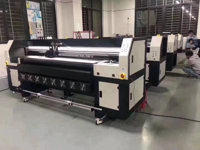China UV Hybrid Flatbed Printers For Leather / Carpet / Reflection Film Printing for sale