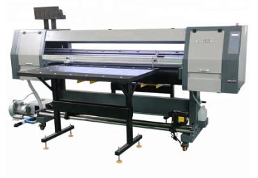 China 1.8m UV Hybrid Flatbed Digital Printing Machine For Rigid Board / Vinyl Printing for sale