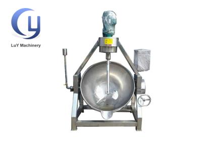 China Industrial Jacketed Steam Heated Kettle 36-72r/Min 100L 200L 300L 400L 500L for sale