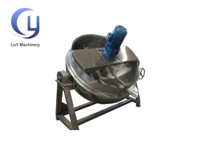 Chine Bouilloire revêtue de mélange automatisée rabattable de vapeur industrielle vapeur de 500 litres à vendre