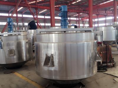 China 30KW Electric Stainless Steel Jacketed Kettle 36 - 72r/Min Mixing Speed 0.8Mpa for sale
