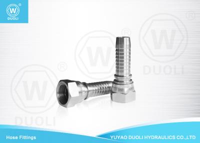 China Carbon Steel Straight BSP Hydraulic Fittings , Male / Female Hydraulic Connector Fittings for sale