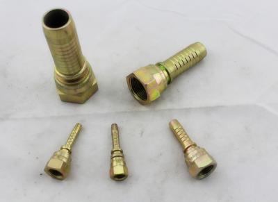 China BSP Female Thread Quick Connect Hydraulic Fittings With Yellow Zine Plating for sale