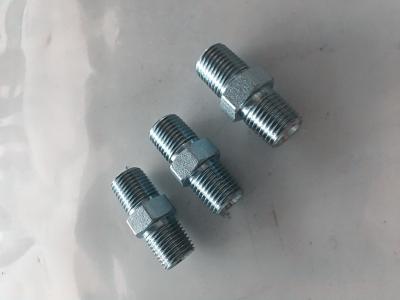 China 55 Degree Cone Union BSPT Pipe Fittings , Male Thread Hydraulic Hose Adapters for sale