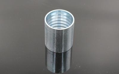 China Carbon Steel 00018 Hydraulic Hose Ferrule Adapter For SAE100 R7 Hose By CNC Machine for sale