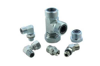 China Female Carbon Steel ORFS Hydraulic Hose End Fittings for sale
