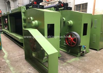 China Grüne doppelte Gabions-Maschendraht-Strickmaschinen/automatische sechseckige Maschendraht-Maschine zu verkaufen