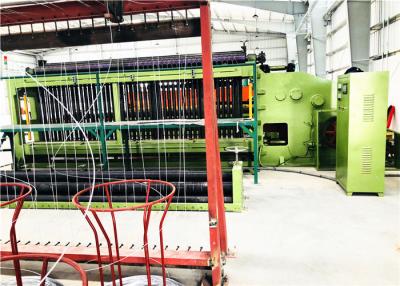 China 7.5kw Hexagonal Wire Netting Machine / Edge Winding Machine PLC Control for sale