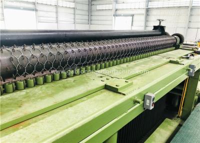 China anchura Gabion de 1200m m que hace que la máquina/la malla de alambre de Gabion trabaja a máquina tamaños de malla 22x33m m en venta