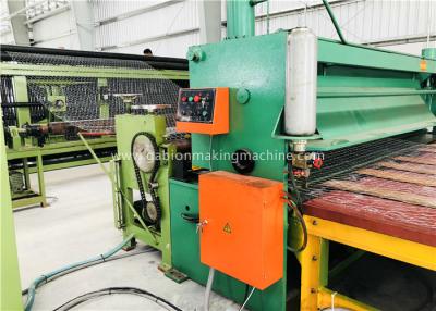 China Green Gabion Wire Mesh Machine 5300mm Max. Netting Width For Slope Revetment for sale