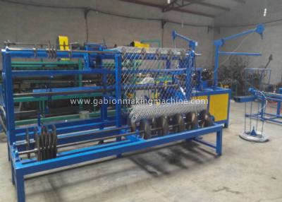 China Fully Automatic Chain Link Fence Machine 6KW PLC Control With One Person Operate for sale