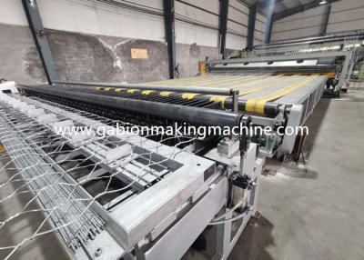 China PLC Control System Automatic Wrapped Edge Gabion Machine Edge Wrapping Machine Double Twist for sale