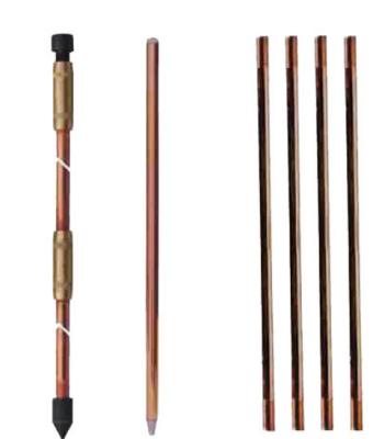 China Outdoor Electrode Copper Clad Steel Ground Rod SS304 Material à venda