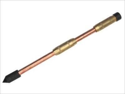 China 1200mm Outdoor Copper Clad Steel Ground Rod Good Conductivity for sale
