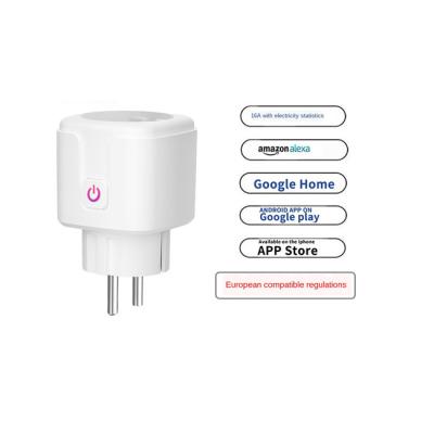 China 240V Home Use White WiFi Smart Socket High Safety With ISO9001 for sale