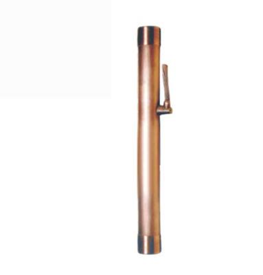 China Stainless Steel Earth Termination System Copper Clad Earth Rod 5/8 3/4 for sale
