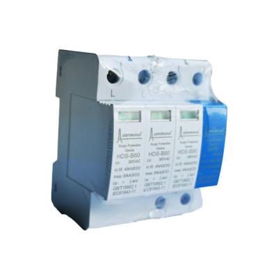 China 80kA 4P Power Surge Protection Device , 3 Phase Power Surge Protector for sale