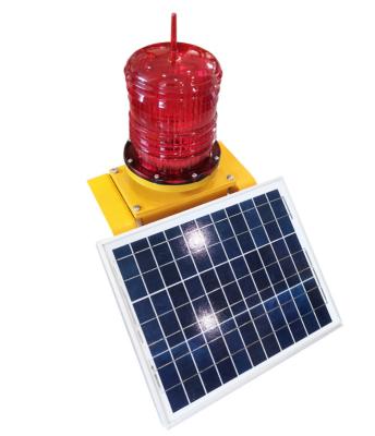 China Anti Aging Solar Powered Aircraft Warning Lights High Intelligence for sale