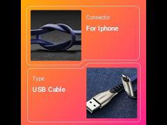 ODM 2.4A Type C USB Data Cable / USB Charger Cable 1m For Android