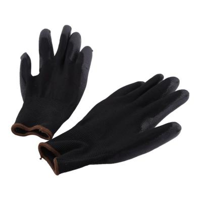China Flexible PU Coated Gloves , Polyurethane Palm Coated Gloves 215 - 265 Mm Length for sale