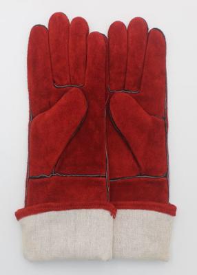 China Welder Gauntlet Welding Gloves Heat Resistant Customized Logo OEM Service for sale