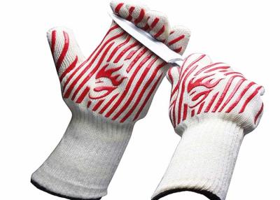 China Family Heat Resistant Work Gloves Silicone Printing Up To 932 ℉ Temperature for sale