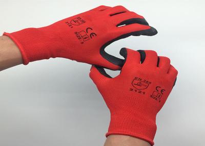 China Ultra Thin Latex Coated Work Gloves Crinkle Latex Coating Nylon Material for sale