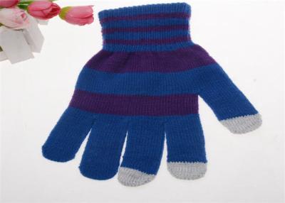 China Soft Touchscreen Winter Gloves Plain Knitted Technics Fit Couple Partner for sale