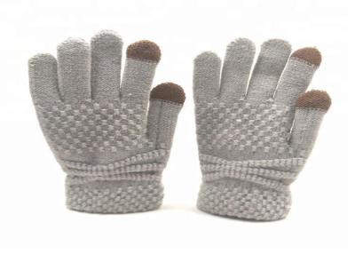 Chine Style tricoté par logo fait sur commande de gants d'hiver d'écran tactile de mode pendant la vie quotidienne à vendre