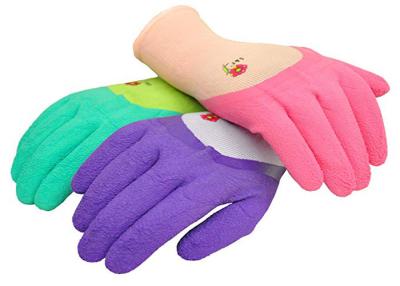 China Custom Latex Coated Work Gloves , Ladies Gardening Gloves With Micro Foam for sale