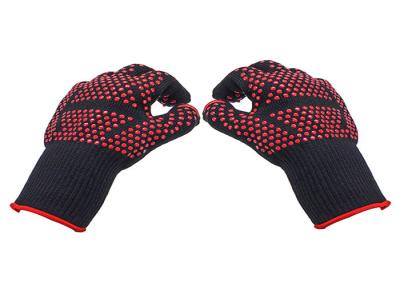 China 932 °F Heat Resistant BBQ Gloves Aramid Fiber Material For Protecting Hands for sale