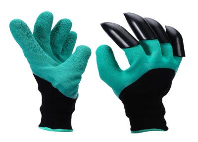 Chine Nylon/latex de manchette d'enveloppe de poignet de gants de jardin du travail des femmes d'usine le longs a enduit le matériel à vendre