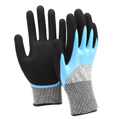 China ZM 13 Gauge anti cut gloves water and oil proff knife cut resistant class 5 anti cut gloves supplier and manufacturer for sale