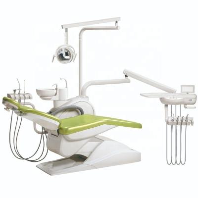 China Multifunctionele PU elektrische tandartsstoeluitrusting met touchscreen Te koop