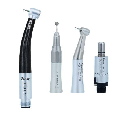 China High Speed LED Dental Handpiece Unit Kit Straight Contra Angle Air Motor for sale
