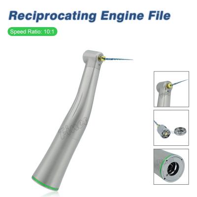 China 10:1 Contra Angle Reciprocating Endomotor Root Canal Treatment Endo Handpiece Te koop