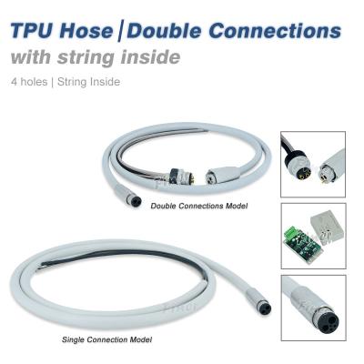 China 4 Hole Handpiece Tube Dental Silicone Hose Tubing For High Speed Handpiece à venda