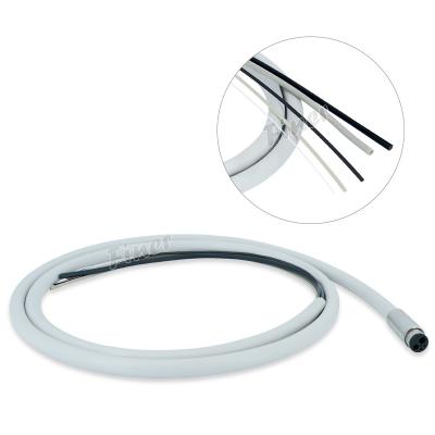 China Dental Silicone Hose Tubing 4 Hole Handpiece Tube For High Speed Handpiece Te koop
